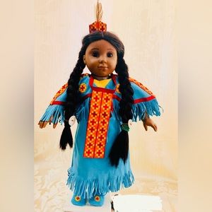 2002 American Girl Doll Pleasant Company Kaya Doll in Pow Wow outfit
